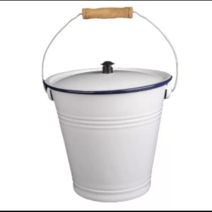 Enamel metal bucket