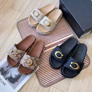 Coach slippers